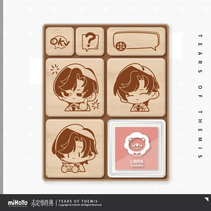 Tears of Themis - Heart Word Series Chibi Wooden Stamp Set miHoYo