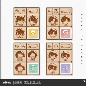 Tears of Themis - Heart Word Series Chibi Wooden Stamp Set miHoYo
