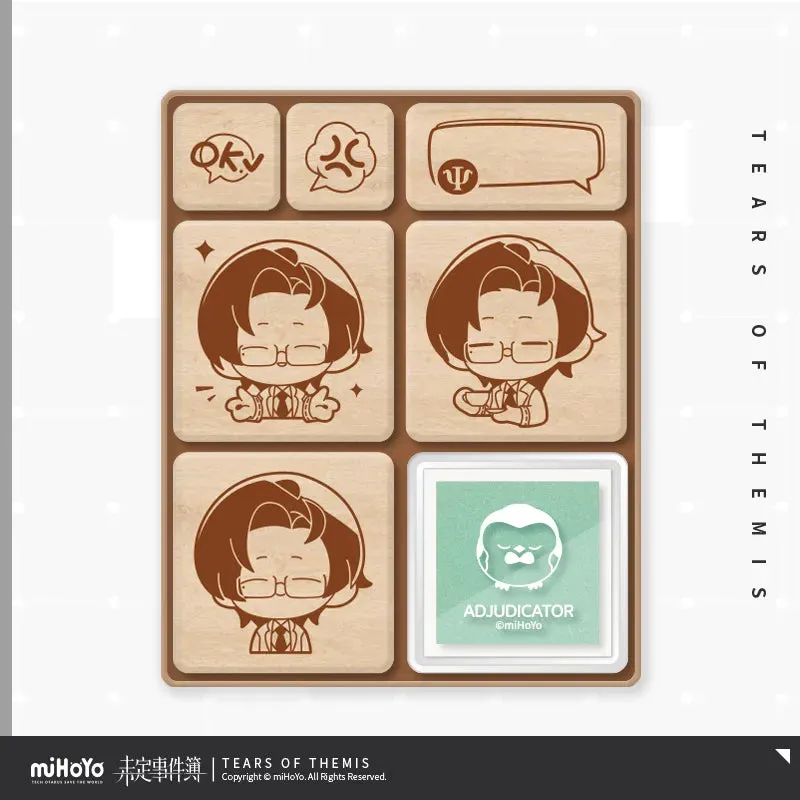 Tears of Themis - Heart Word Series Chibi Wooden Stamp Set miHoYo