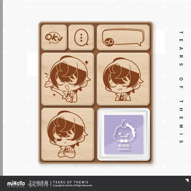 Tears of Themis - Heart Word Series Chibi Wooden Stamp Set miHoYo